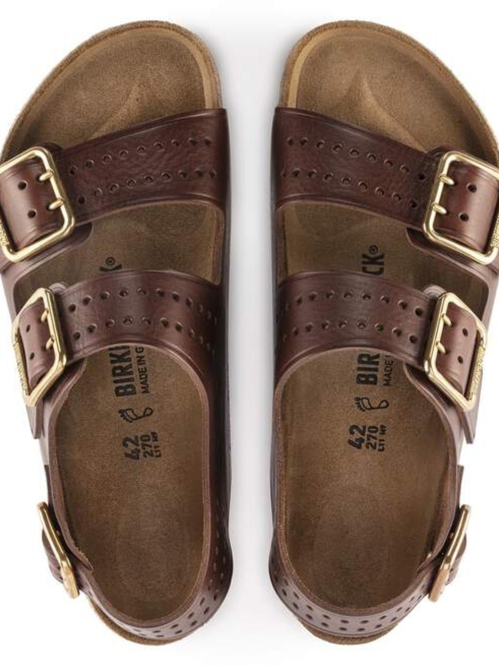 Birkenstock Bold Gap Sandals Brown EU 42 Reg/Wide (Men’s 9 / Women’s 11–11.5)